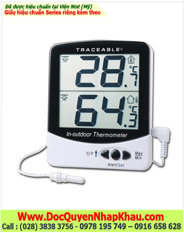 Traceable 4126, Nhiệt kế -50°C đến 70°C Traceable® 4126 Big-Digit Memory Thermometer